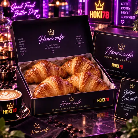 HOKI78 Signature Butter Croissant Box Henri.cafe