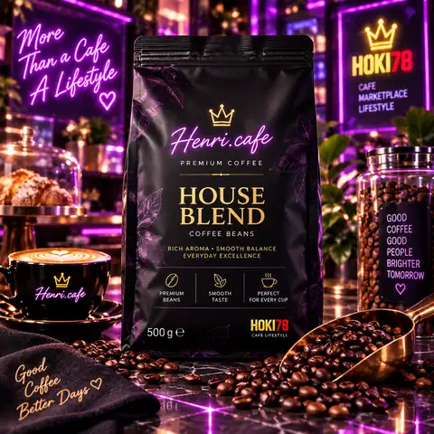 Henri.cafe House Blend Coffee Beans HOKI78 marketplace